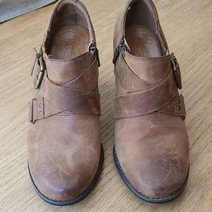 Leather Booties by Clark